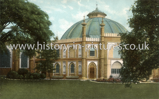 The Dome and The Corn Exchange, Brighton, Sussex. c.1904